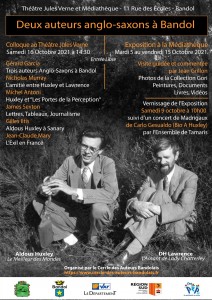 Colloque Aldous Huxley - Jour de Bandol -